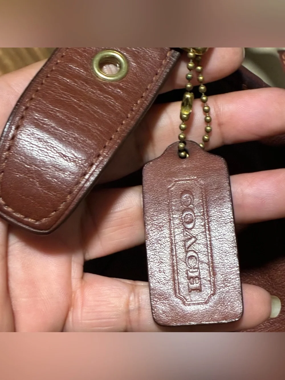 Y2K vtg Coach Legacy Bucket Duffle • 19889